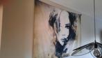 Wandpaneel / Wanddoek met portret urban cotton, Ophalen, Zo goed als nieuw