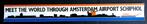 Schiphol sticker (SC206), Ophalen of Verzenden, Zo goed als nieuw, Patch, Badge of Embleem