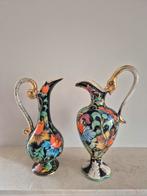 H. Bequet antieke vazen set, Ophalen of Verzenden