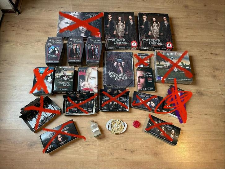 The Vampire Diaries pakket, Verzamelen, Muziek, Artiesten en Beroemdheden, Boek, Tijdschrift of Artikel, Gesigneerd, Ophalen of Verzenden