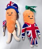 2X Engelse Aldi Kevin The Carrot In a Kilt Wortel XL Knuffel, Kinderen en Baby's, Nieuw, Ophalen of Verzenden, H, H