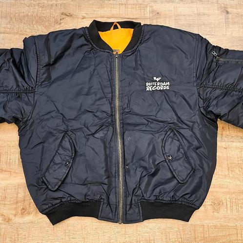 Bomberjack – Rotterdam Records – Maat XL, Kleding | Heren, Jassen | Winter, Zo goed als nieuw, Maat 56/58 (XL), Zwart, Ophalen of Verzenden