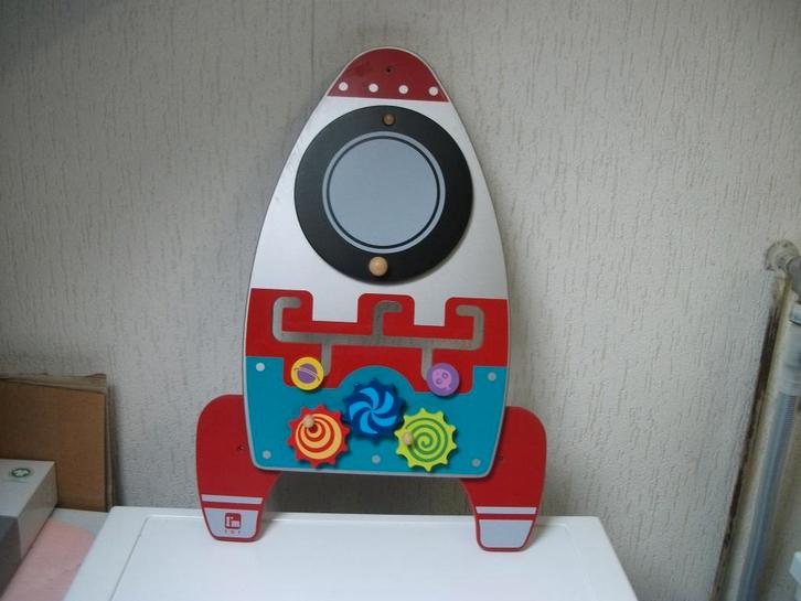 Wandbord I'm Toy raket, Kinderen en Baby's, Speelgoed | Houten speelgoed, Gebruikt, Ophalen of Verzenden