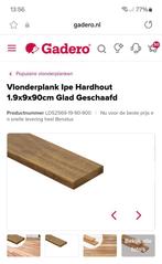 50 vlonderplanken hardhout (8m2), Ophalen, Nieuw, Hout