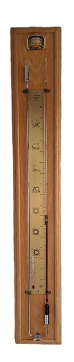 Klassiek weerstation met authentieke kwikbarometer, Ophalen, Zo goed als nieuw, Weerstation