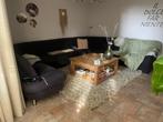 Bank en salontafel, Huis en Inrichting, Ophalen, Gebruikt, Overige maten, Hoekbank