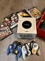 Gamecube Compleet met 4 Games & 2 Controllers, Spelcomputers en Games, Games | Nintendo GameCube, Ophalen, Gebruikt, 2 spelers