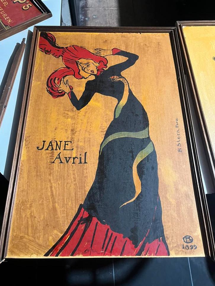 Iconische Jane Avril Poster – Kunst van Toulouse-Lautrec, Verzamelen, Posters, Gebruikt, Reclame, Deurposter of groter, Rechthoekig Staand