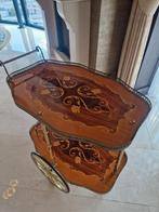Italiaanse bar trolley / Serveer wagen, Antiek en Kunst, Antiek | Meubels | Tafels, Ophalen