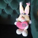 Lieve Mimihopps Diddl knuffel met hart ca 35 cm hoog 0809, Knuffel, Mimihopps, -, -