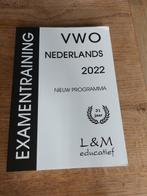 Examentraining vwo Nederlands, VWO, Zo goed als nieuw, Nederlands, L&M educatief