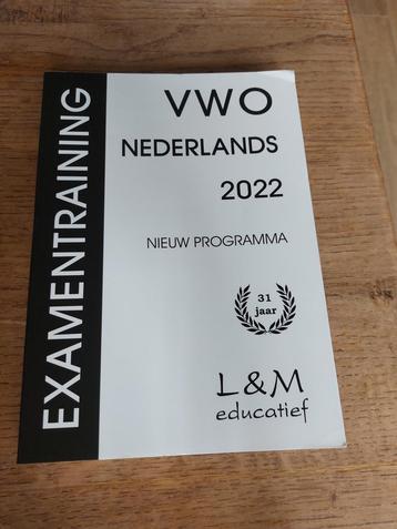 Examentraining vwo Nederlands beschikbaar voor biedingen