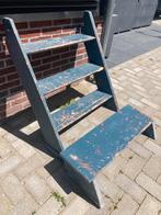 Antieke bedstee trap – 2 stuks, Doe-het-zelf en Verbouw, Ophalen, Gebruikt, Minder dan 2 meter