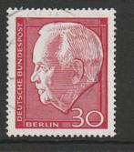 Berlijn 1967 314 Lübke 30p, Gest, Ophalen of Verzenden, Overige periodes, Gestempeld