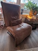 Lederen Relaxfauteuil, Huis en Inrichting, Fauteuils, Ophalen, Modern/Landelijk, Zo goed als nieuw, 75 tot 100 cm