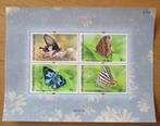 Thailand, blokje Vlinders, 2001, Verzenden, Postfris, Dier of Natuur