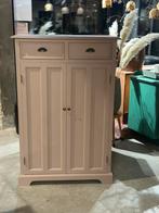 Brocante kledingkast - kast - kinderkamer - roze, Ophalen, 50 tot 100 cm, Zo goed als nieuw, Minder dan 100 cm