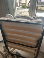 Opklapbed in zeer goede staat, 90 cm, Eenpersoons, Zwart, Ophalen of Verzenden