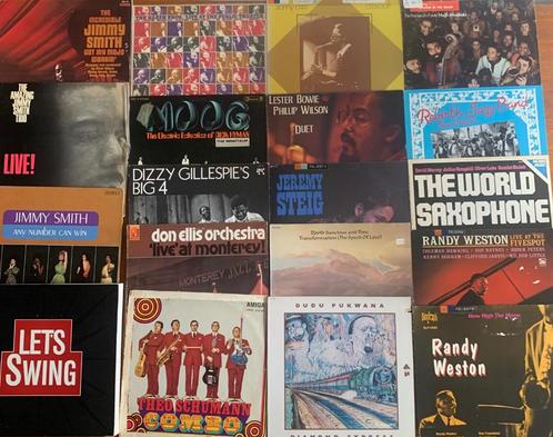 19X JAZZ LP’S - FREE JAZZ -  JAZZ-FUNK - BOP - SOUL JAZZ ETC, Cd's en Dvd's, Vinyl | Jazz en Blues, Gebruikt, Jazz, 1960 tot 1980