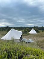 Last Minute Ameland Glamping Bell Tent 21 tot 25 juli, Caravans en Kamperen, Ophalen of Verzenden, Nieuw, Tot en met 4