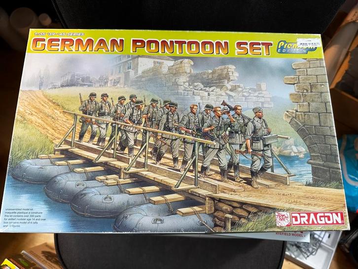 Dragon German pontoon set, Hobby en Vrije tijd, Modelbouw | Figuren en Diorama's, Nieuw, 1:35 tot 1:50, Verzenden