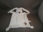 nicotoy simba konijn wit velours met pootafdruk grijs op de, Kinderen en Baby's, Speelgoed | Knuffels en Pluche, Nieuw, Konijn