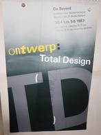 Poster Total Design Wim Crouwel TD 1983, Verzenden, A1 t/m A3, Reclame, Rechthoekig Staand