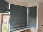 Groen blauw vouwgordijn Lengte 190 cm x Breedte 152 cm, Ophalen, Gebruikt, 150 tot 200 cm, Groen