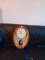 Vintage Wandklok met Pendule, Antiek en Kunst, Antiek | Klokken, Ophalen of Verzenden