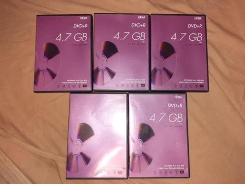 DVD+R 5 stuks Hema, nieuw, ongebruikt., Computers en Software, Beschrijfbare discs, Nieuw, Dvd, Ophalen of Verzenden