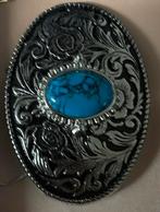 Buckle Riemgesp made in USA met turqoise steen incl verzend., Kleding | Heren, Ophalen of Verzenden, Zo goed als nieuw, Overige kleuren