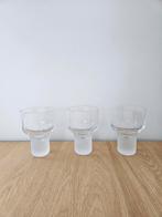 Design wijnglazen - set van 3 - Nude glass - model contour, Glas of Glazen, Verzenden, Overige stijlen, Glas