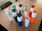 10 Dopper waterflessen - Diverse kleuren, Ophalen of Verzenden, Gebruikt