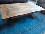 Teakhouten klooster salontafel, Huis en Inrichting, Ophalen, Gebruikt, 100 tot 150 cm, Teakhout