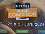 Weekendticket HDCC Heroes Dutch Comic Con 2024 - Adult, 3dg, Eén persoon