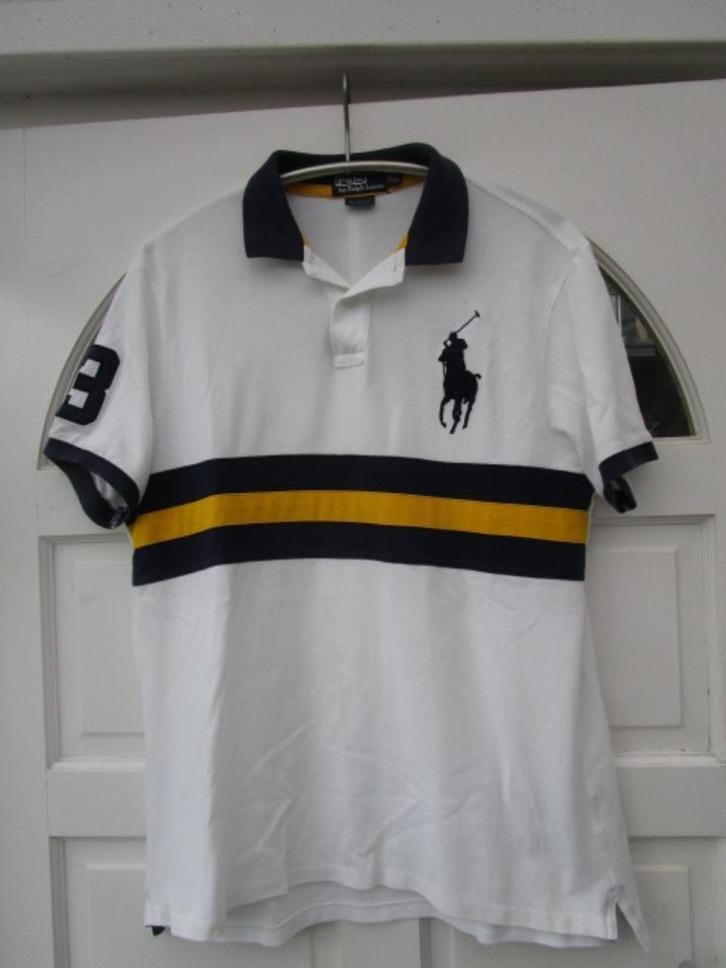 Mooie Ralph Lauren polo maat XL valt als L, Kleding | Heren, Polo's, Zo goed als nieuw, Maat 52/54 (L), Wit, Ophalen