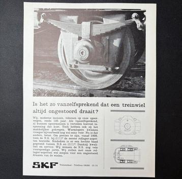 Advertentie SKF ‘Rollagers voor treinen’ (1964) beschikbaar voor biedingen