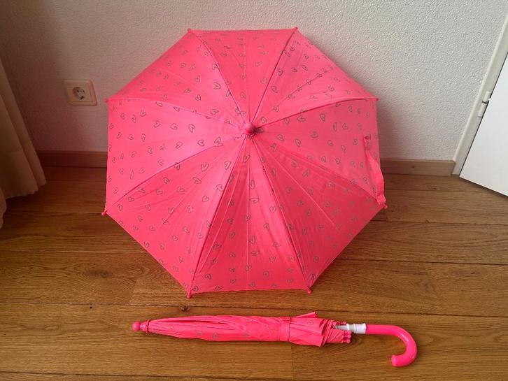 2x hele leuke kinder paraplu, Sieraden, Tassen en Uiterlijk, Paraplu's, Gebruikt, Roze, Ophalen of Verzenden