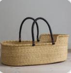 Hand woven Moses basket with mattress, Kinderen en Baby's, Babywiegjes en Ledikanten, Ophalen, Gebruikt, Ledikant