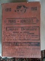 Antiek boek "Paris -Adresses 1910", Ophalen of Verzenden