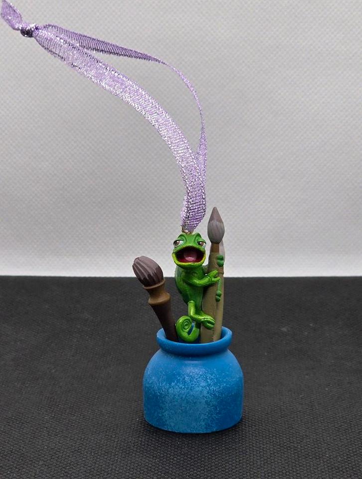 Disney Pascal Rapunzel kerst ornament hanger kerstbal, Verzamelen, Disney, Nieuw, Ophalen of Verzenden