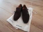 Suede donkerbruine instappers, Kleding | Heren, Ophalen of Verzenden, Zo goed als nieuw, Bruin, Loafers