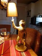 Gouden Aap Lamp - Unieke Sfeerverlichting, Huis en Inrichting, Lampen | Tafellampen, Stof, 50 tot 75 cm, Nieuw, Ophalen of Verzenden