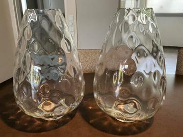 Glazen Design Vazen - Set van 2 beschikbaar voor biedingen