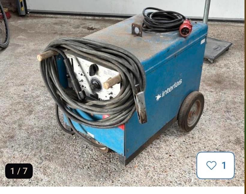 Miller Lasapparaat - Zeer Degelijk en in Nieuwstaat, Doe-het-zelf en Verbouw, Gereedschap | Lasapparaten, Nieuw, Overige typen