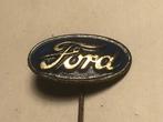 Metalen FORD AUTOMERK Speld (Blauw/Metaalkleur)., Verzamelen, Speldjes, Pins en Buttons, Verzenden, Zo goed als nieuw, Transport