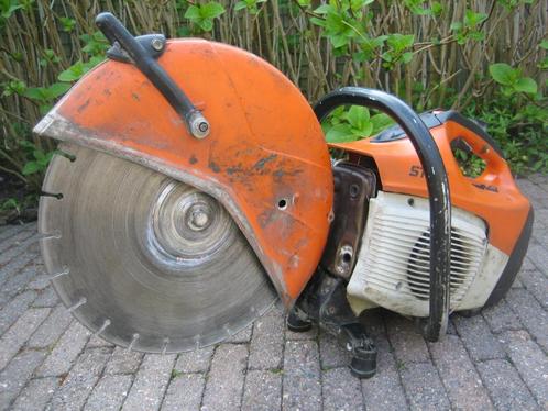 Stihl TS420 Bandenzaag Diamantblad Doorslijper Benzine, Tuin en Terras, Hand-tuingereedschap, Gebruikt, Overige soorten, Ophalen