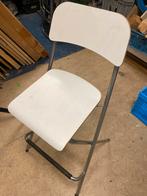 Ikea Barkruk Franklin Zithoogte 61cm, Huis en Inrichting, Ophalen, Gebruikt, Wit, Metaal