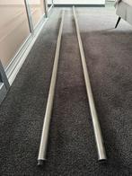 RVS gordijn roede, 1x 2,96 meter en 1x 2,7 meter. Diam. 28mm, Ophalen, Overige kleuren, 200 cm of meer, Zo goed als nieuw