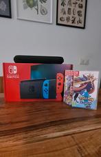 Nintendo switch (rood, blauw) + toebehoren, Ophalen, Zo goed als nieuw